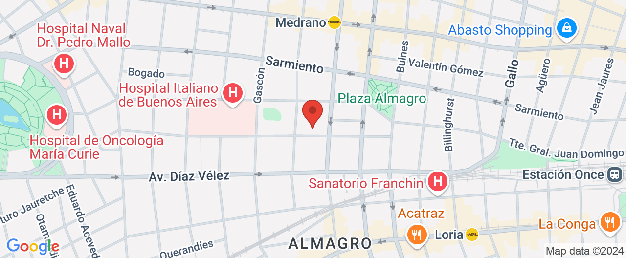 Mapa de la ubicación