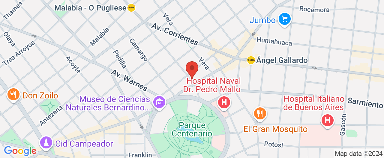 Mapa de la ubicación