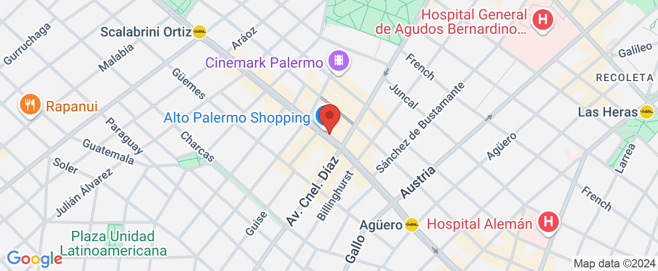 Mapa de la ubicación