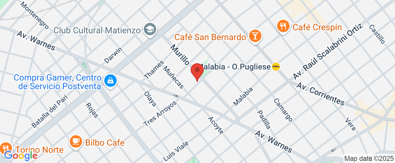 Mapa de la ubicación
