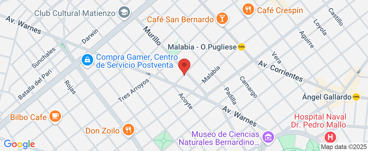 Mapa de la ubicación