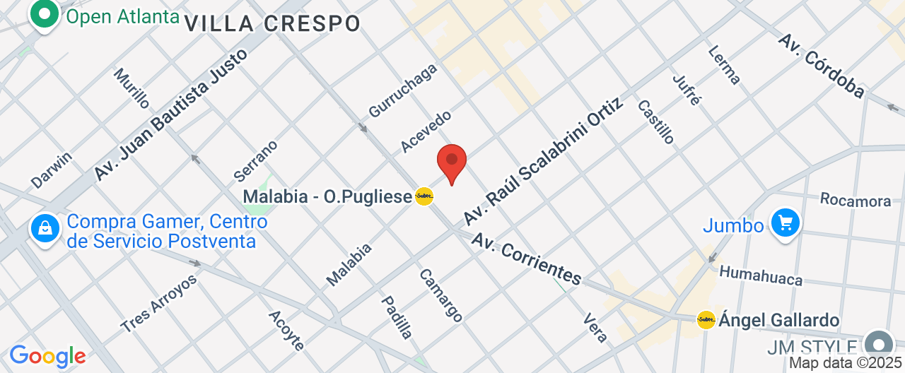 Mapa de la ubicación