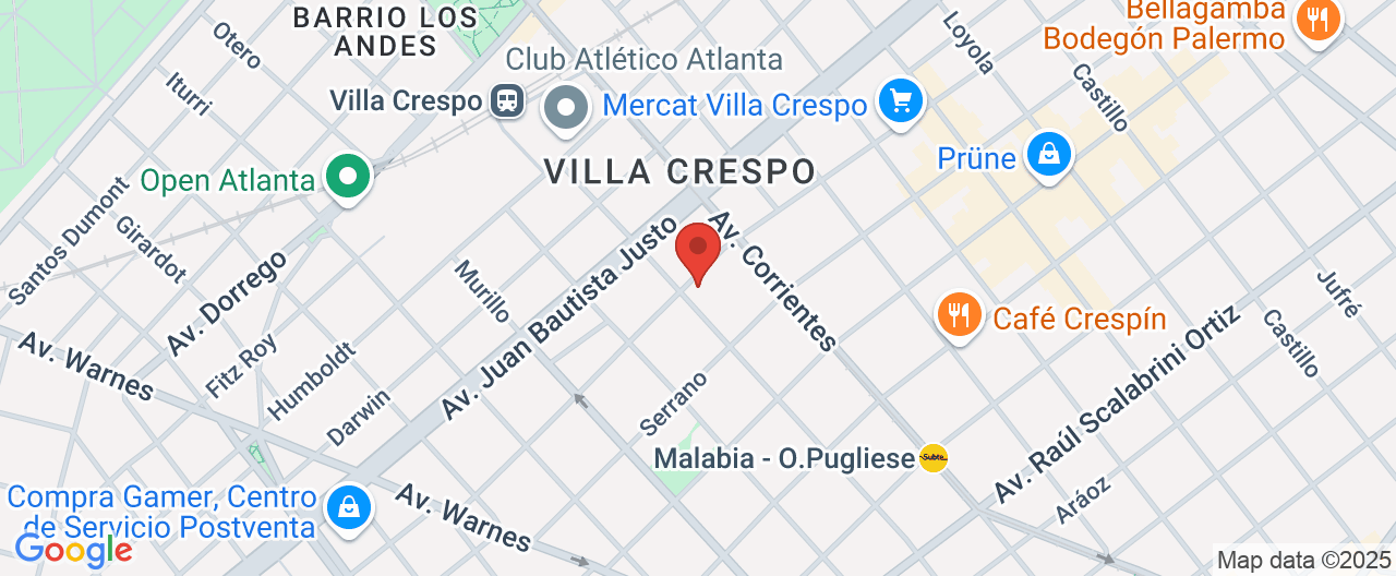 Mapa de la ubicación