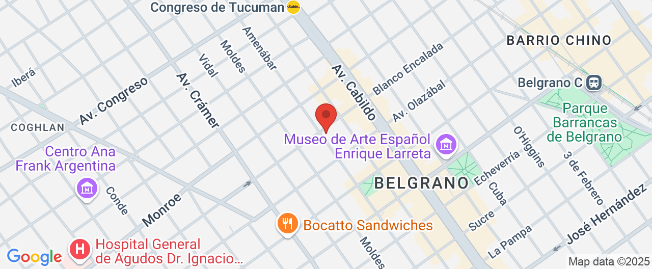 Mapa de la ubicación