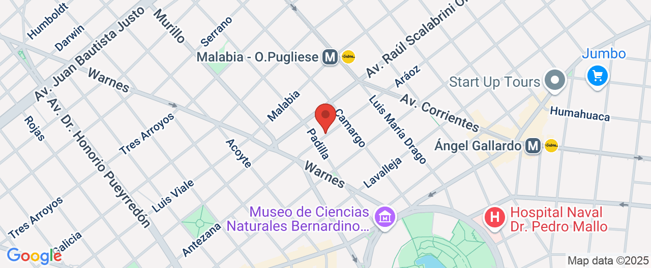 Mapa de la ubicación