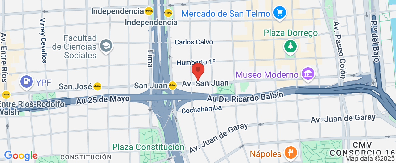 Mapa de la ubicación