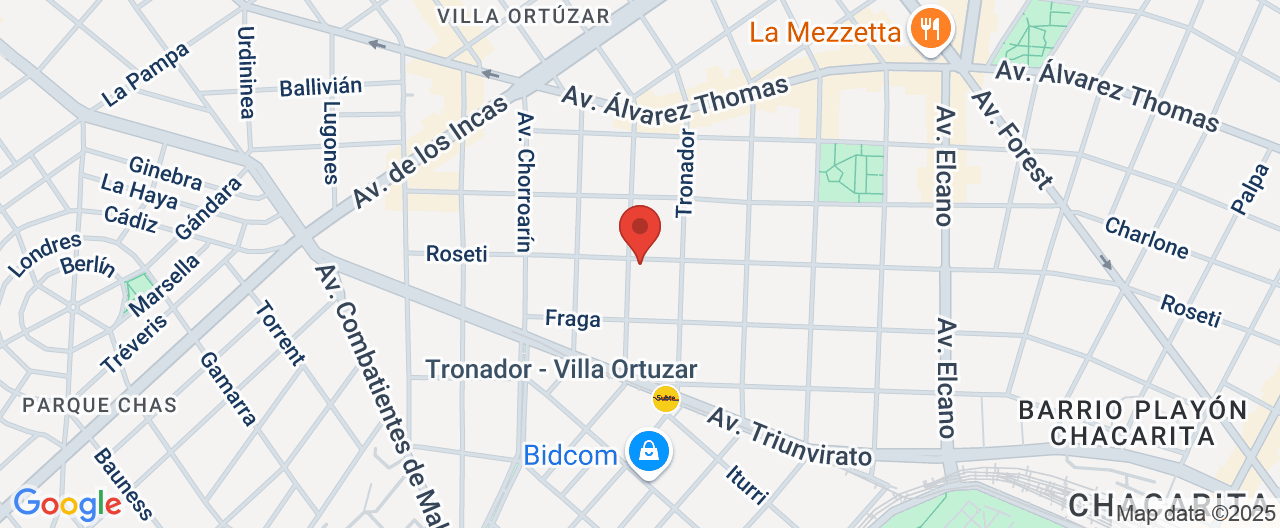 Mapa de la ubicación