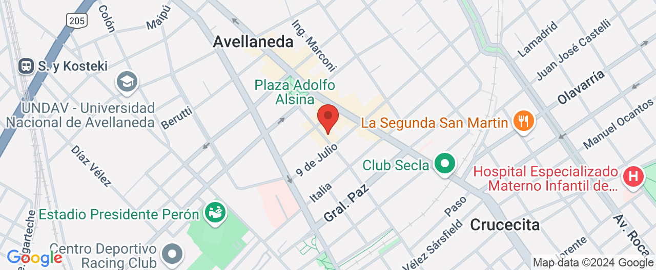 Mapa de la ubicación