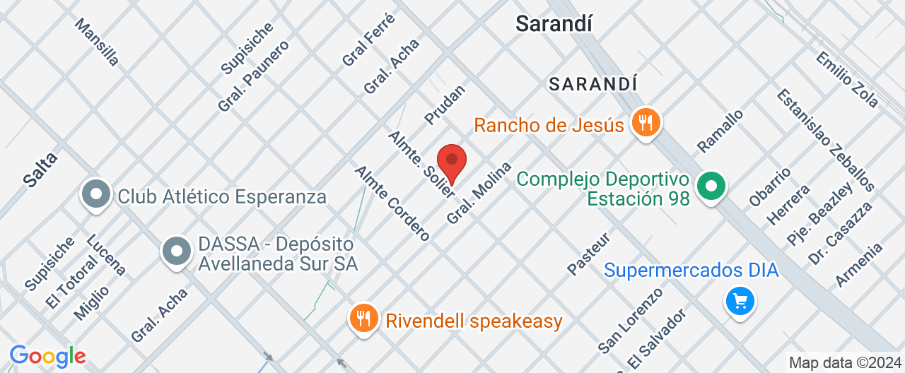 Mapa de la ubicación