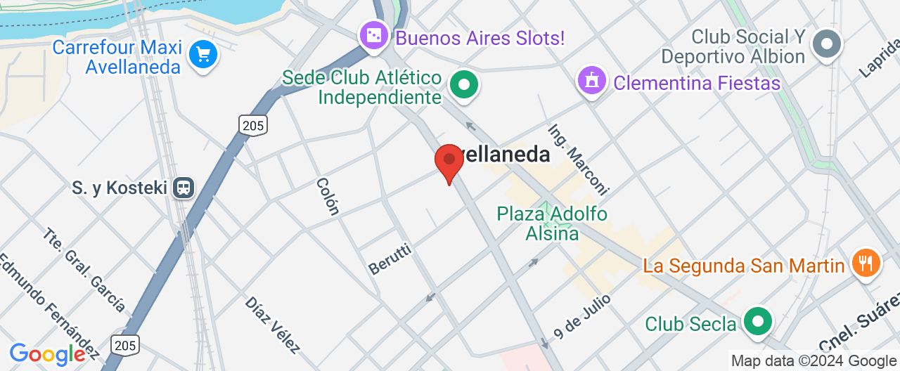 Mapa de la ubicación