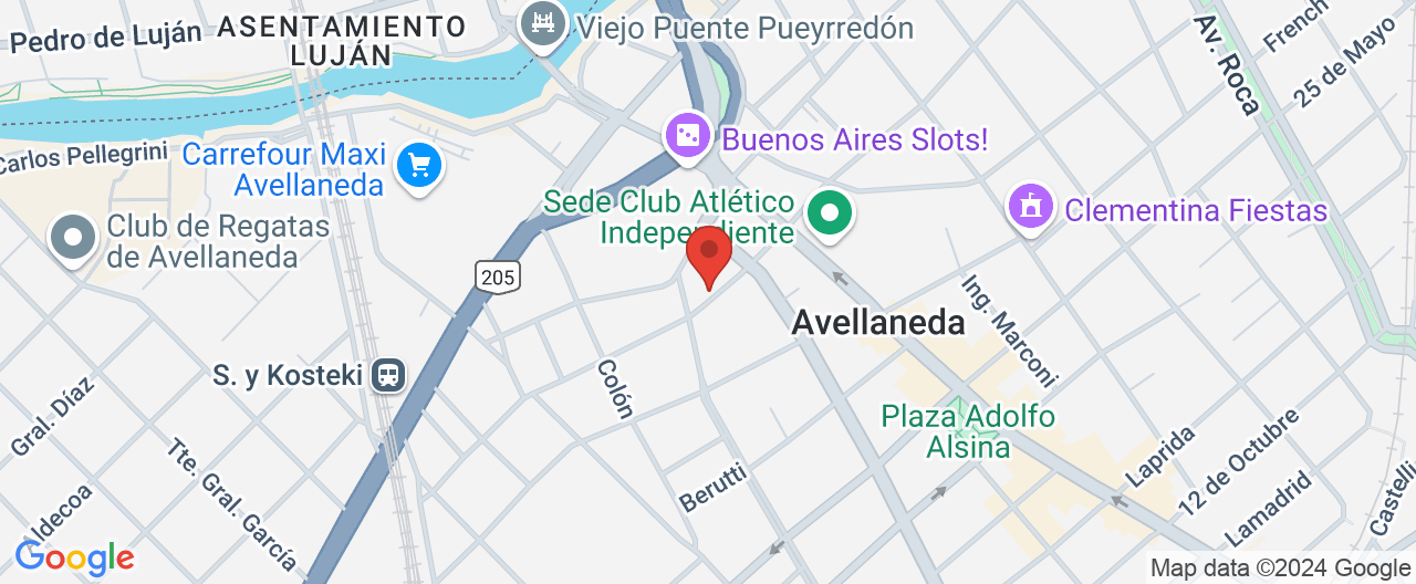 Mapa de la ubicación