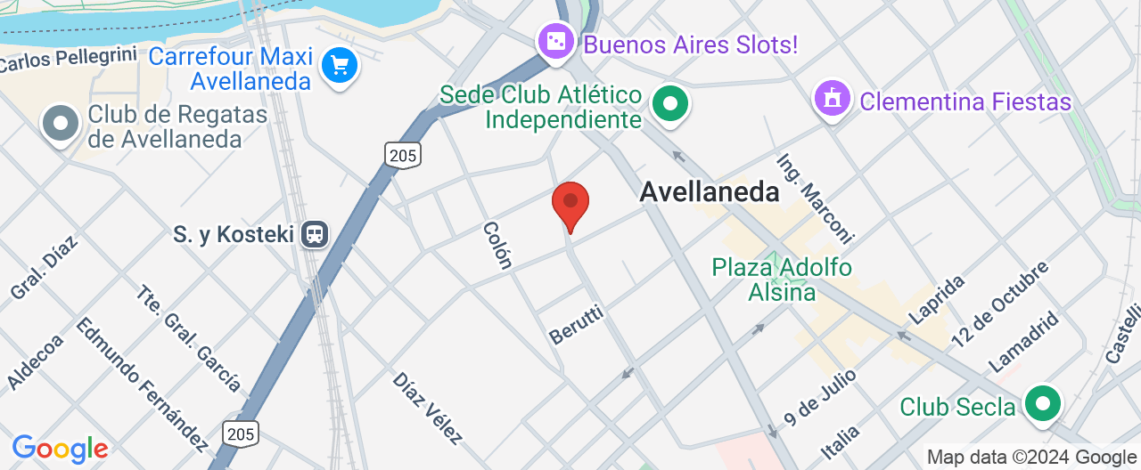 Mapa de la ubicación