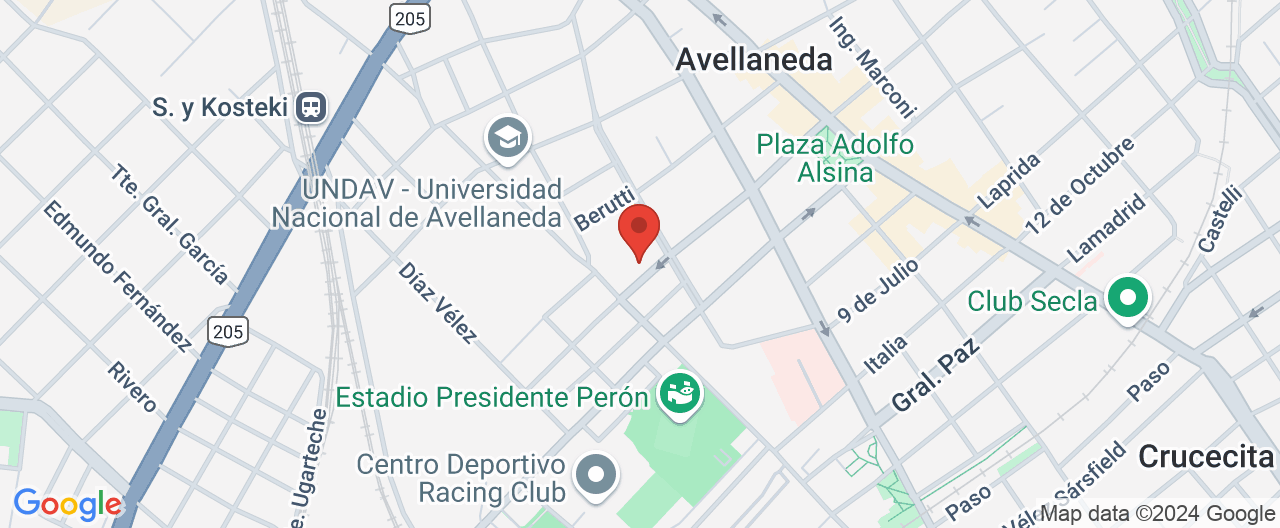Mapa de la ubicación