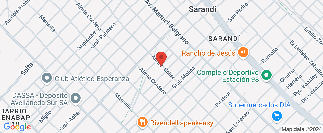 Mapa de la ubicación