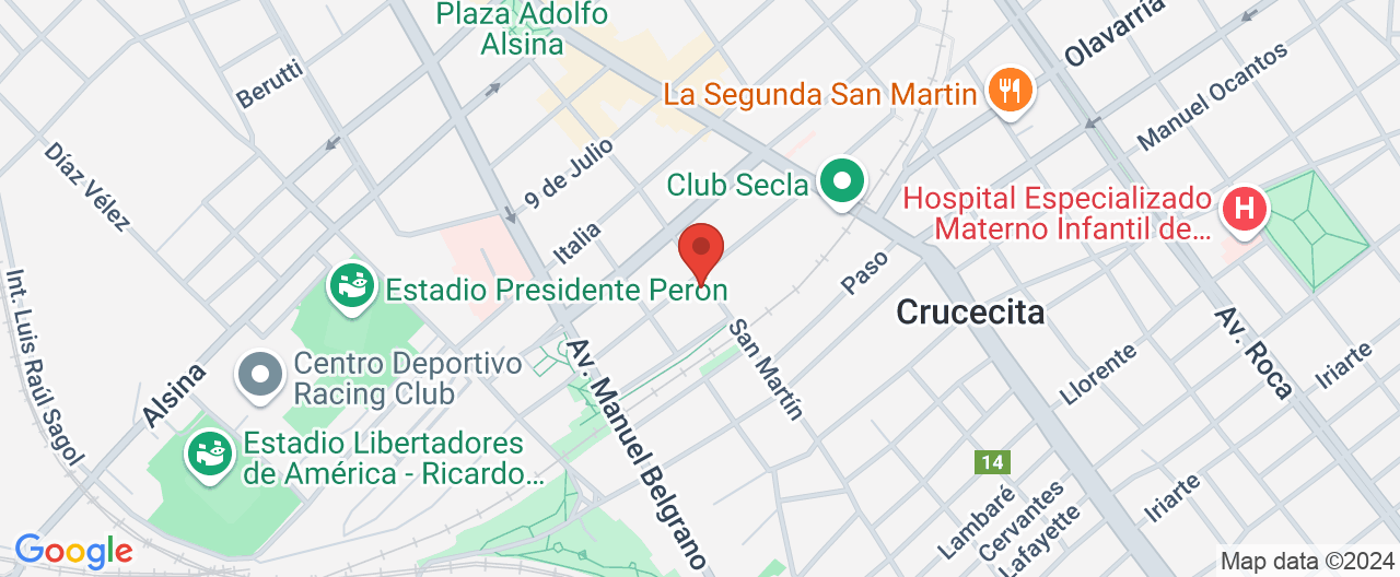 Mapa de la ubicación