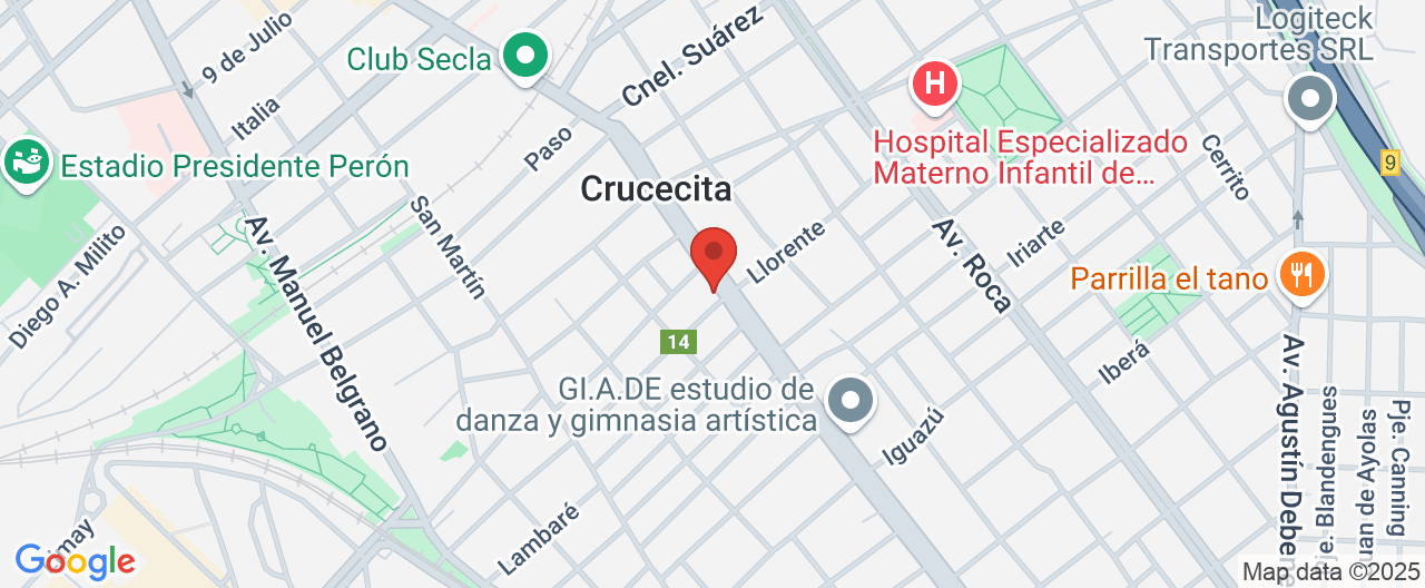 Mapa de la ubicación