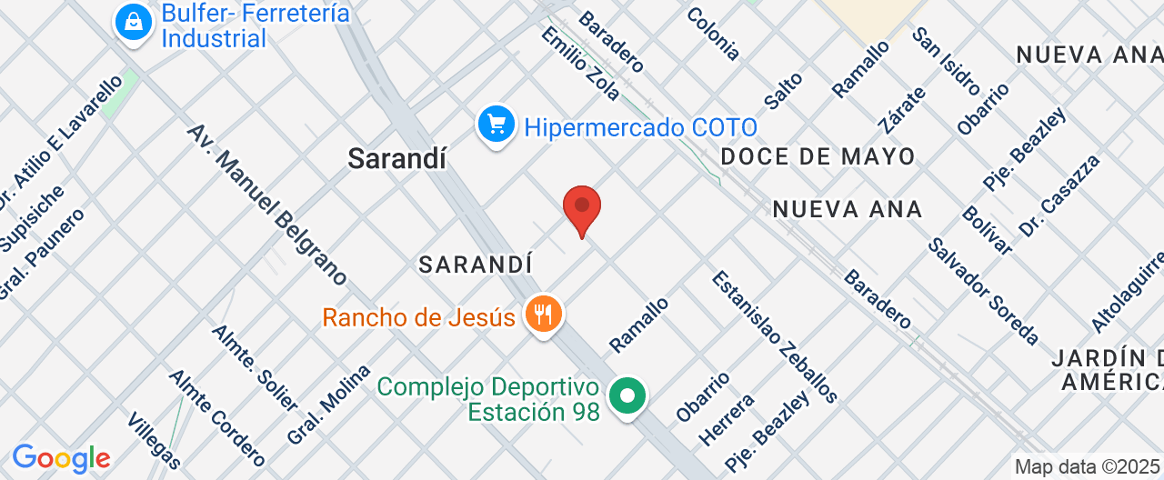 Mapa de la ubicación