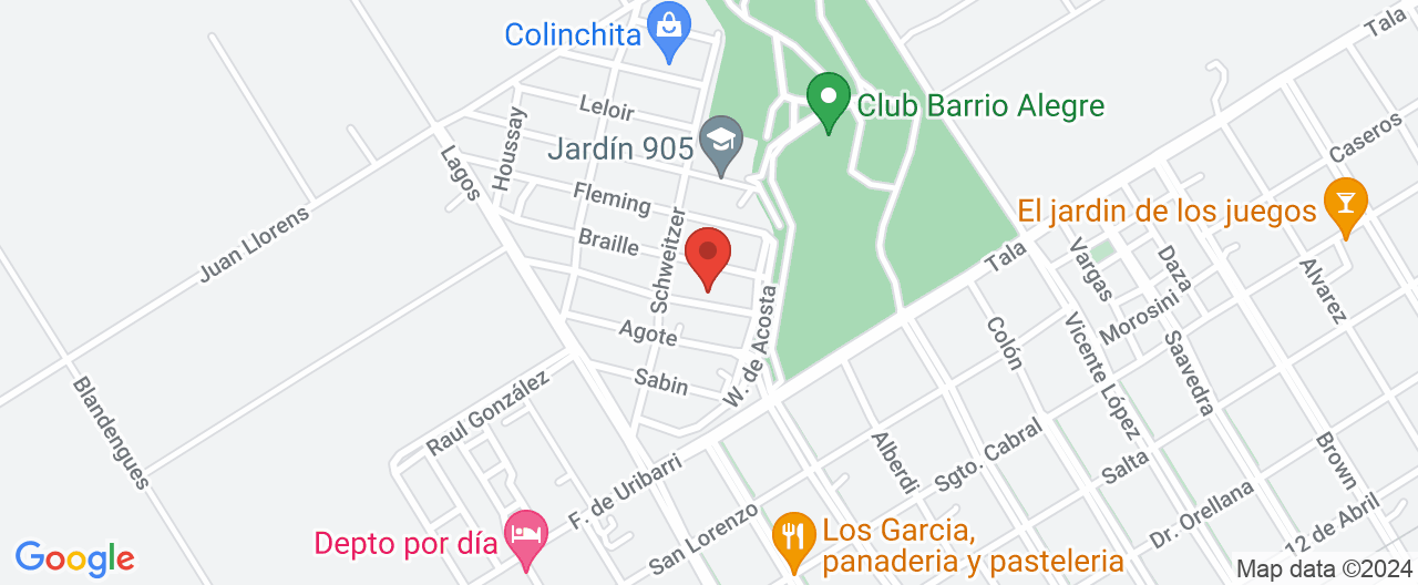 Mapa de la ubicación