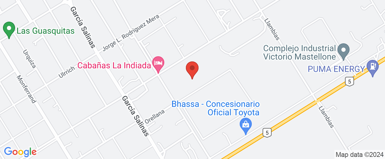 Mapa de la ubicación