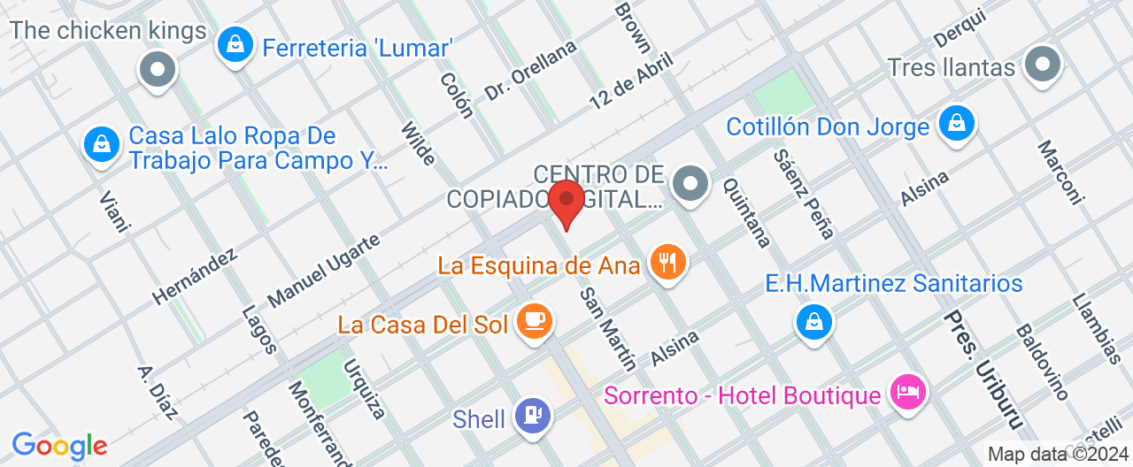 Mapa de la ubicación