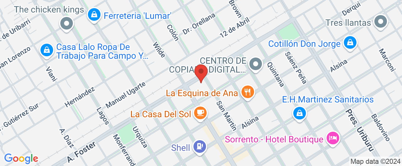 Mapa de la ubicación