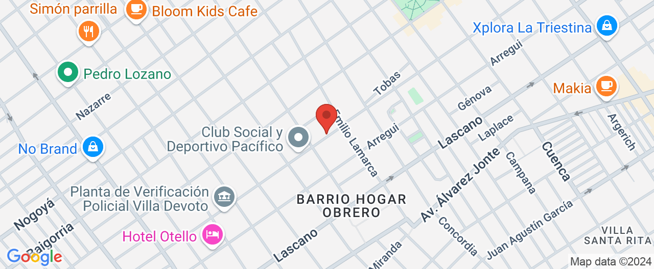 Mapa de la ubicación