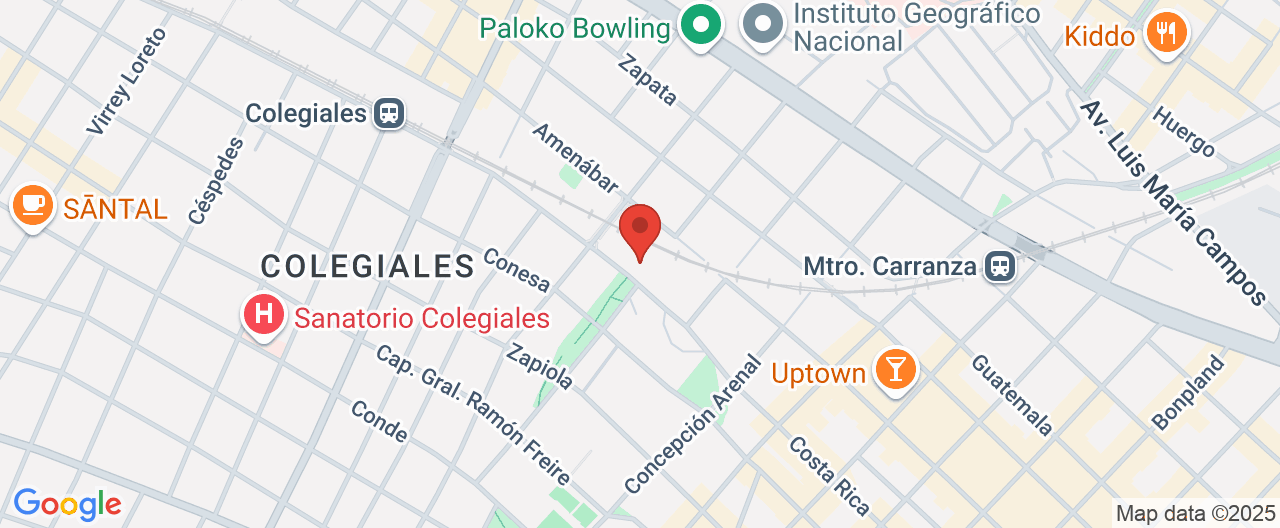 Mapa de la ubicación