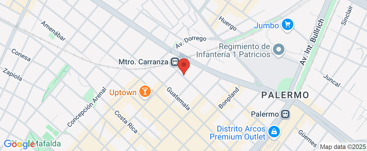 Mapa de la ubicación