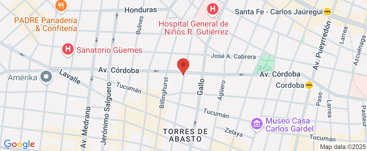 Mapa de la ubicación