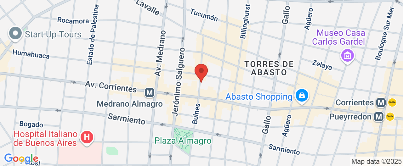 Mapa de la ubicación