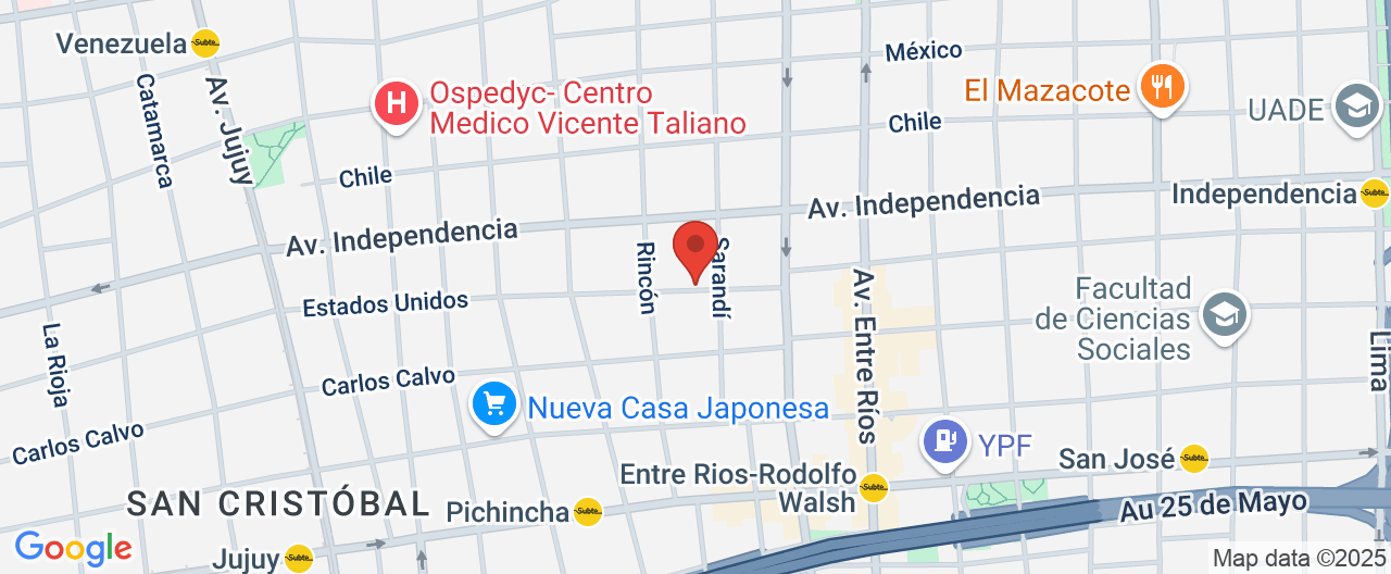 Mapa de la ubicación