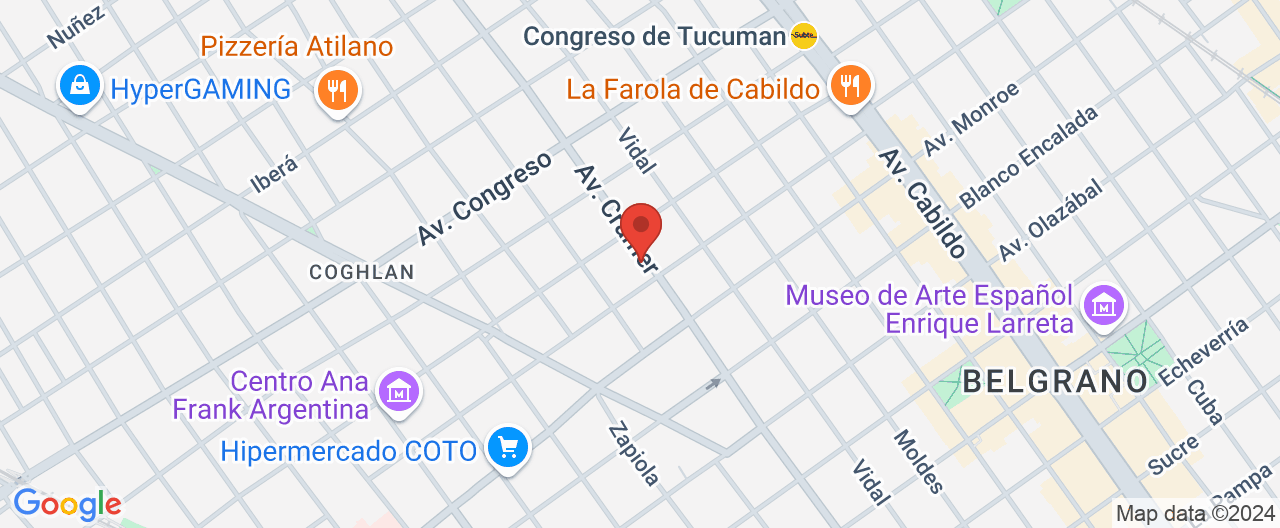 Mapa de la ubicación