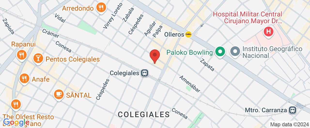 Mapa de la ubicación