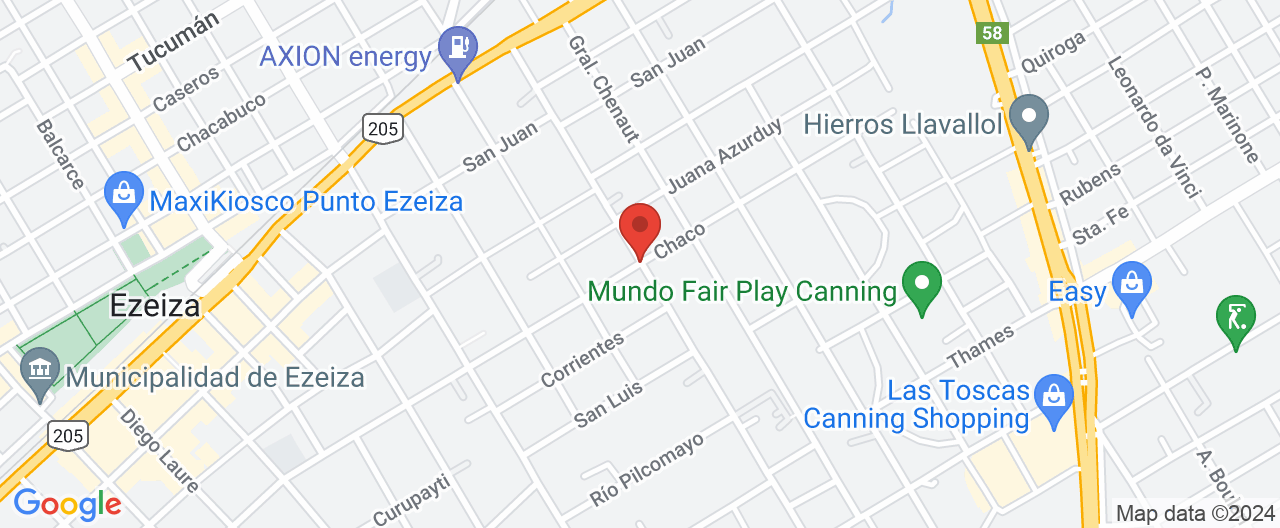 Mapa de la ubicación