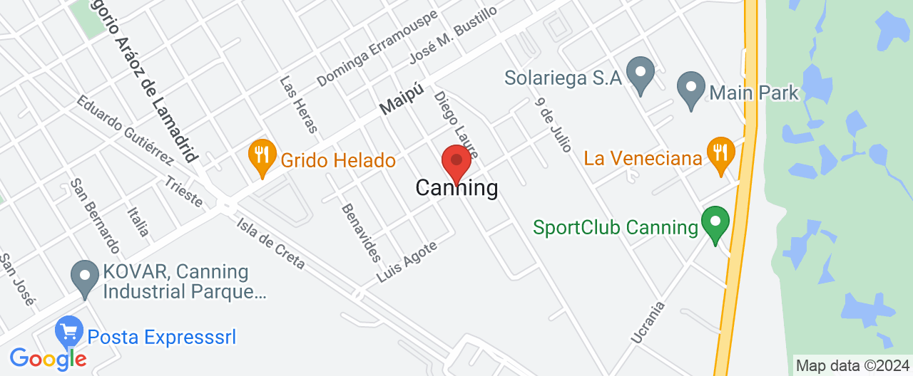 Mapa de la ubicación