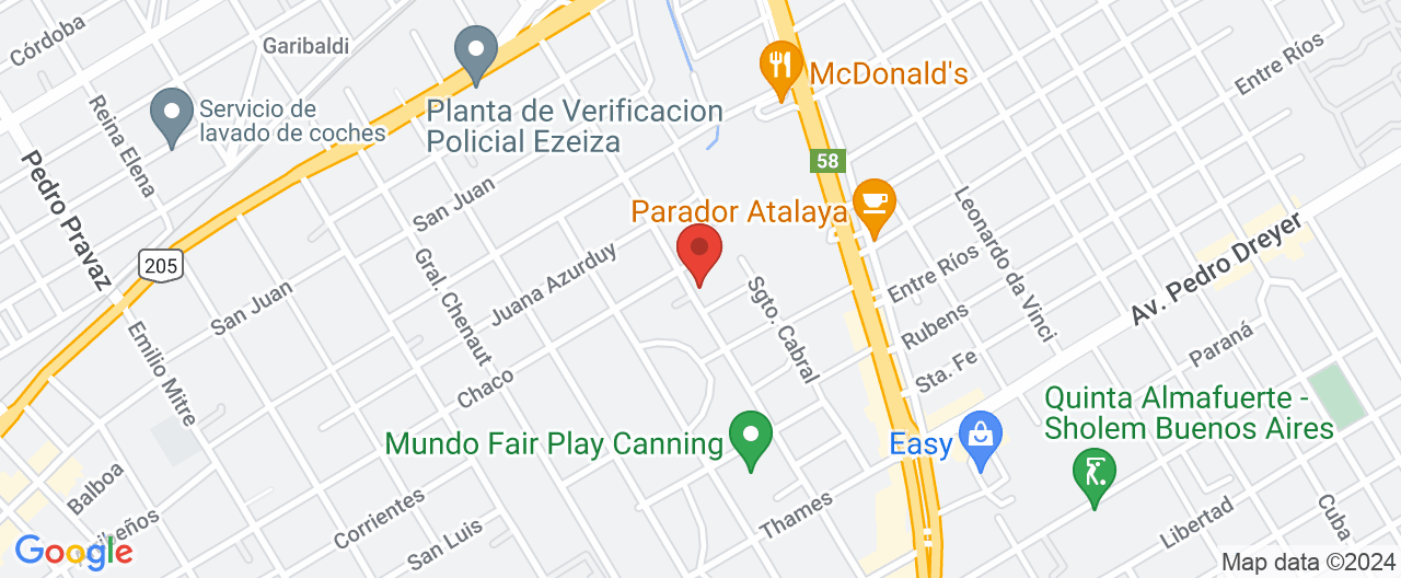 Mapa de la ubicación