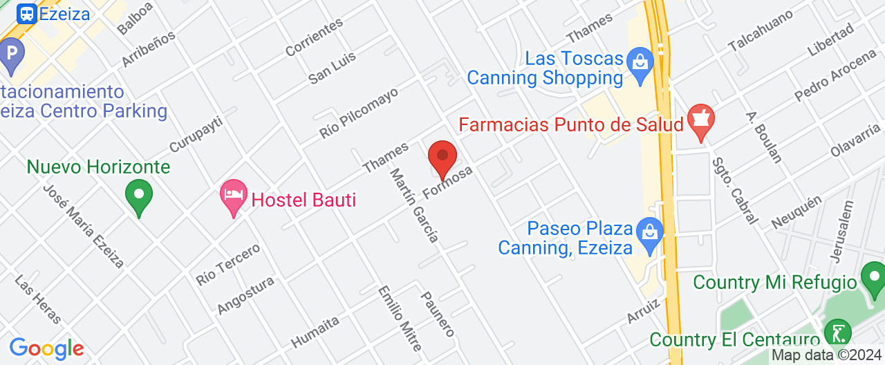 Mapa de la ubicación