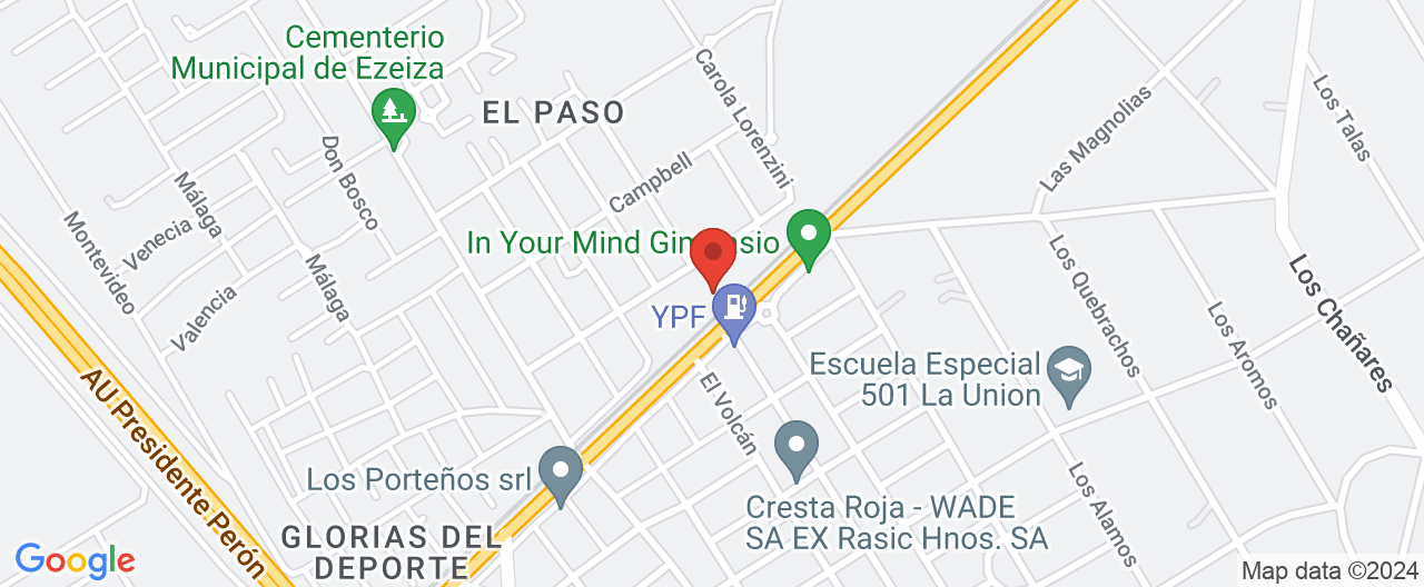 Mapa de la ubicación