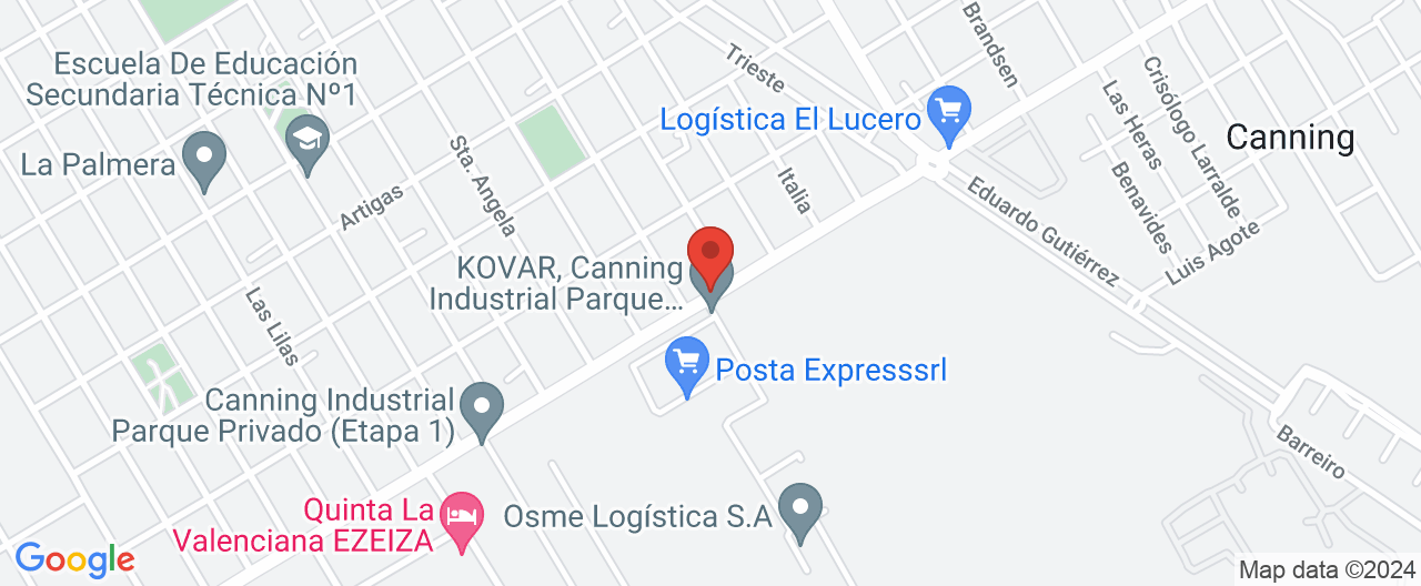 Mapa de la ubicación
