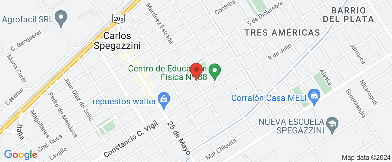 Mapa de la ubicación