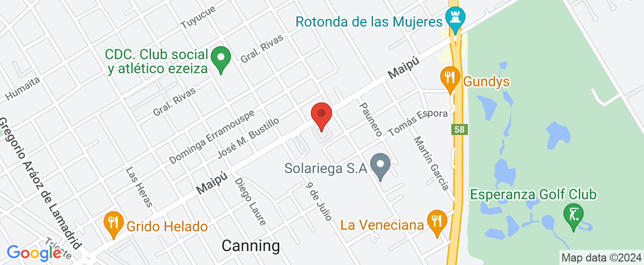Mapa de la ubicación