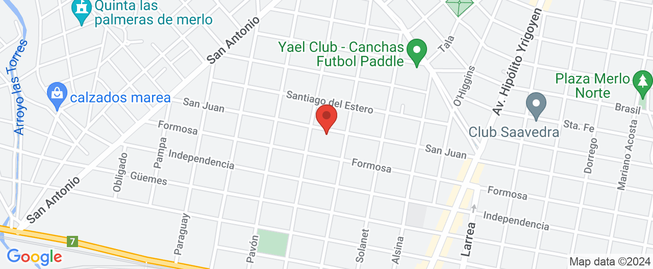 Mapa de la ubicación
