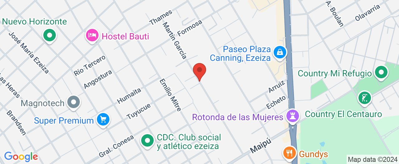 Mapa de la ubicación