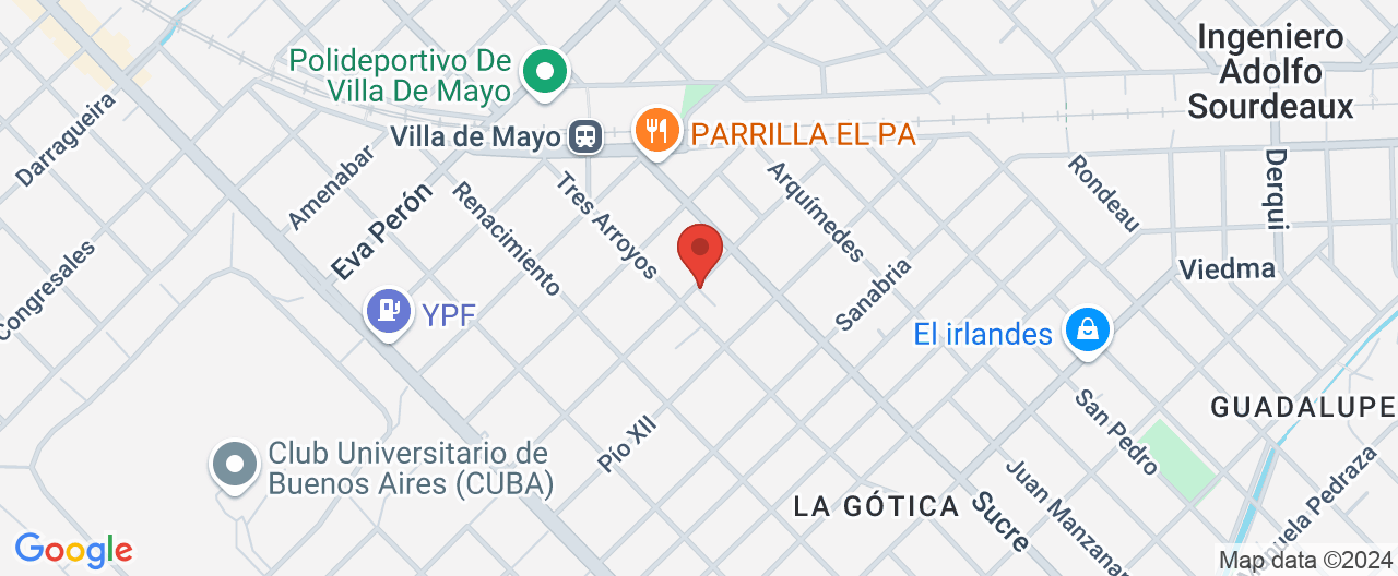 Mapa de la ubicación