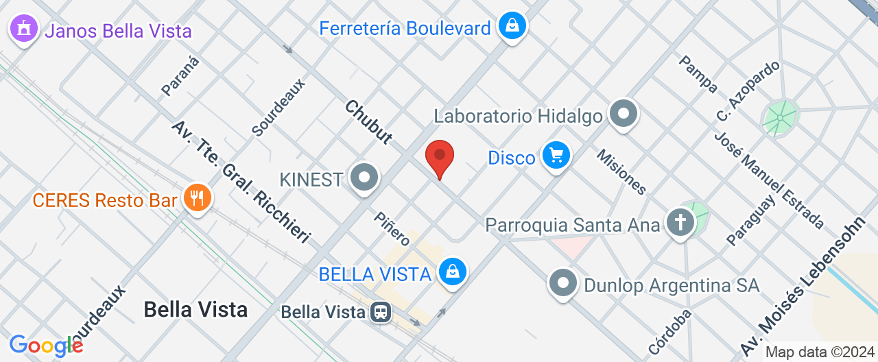 Mapa de la ubicación