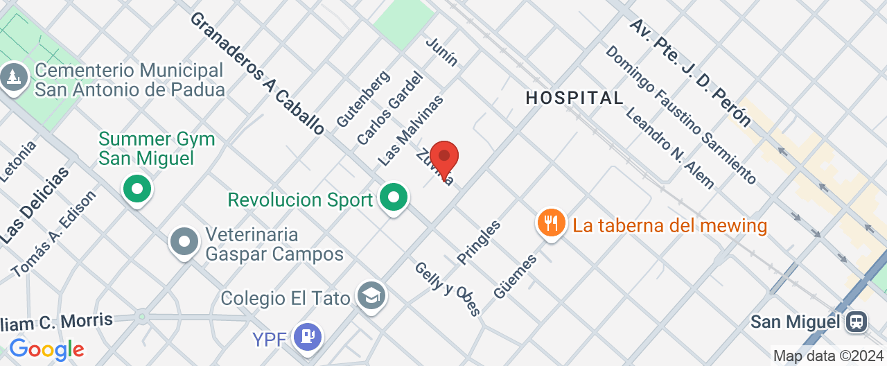Mapa de la ubicación