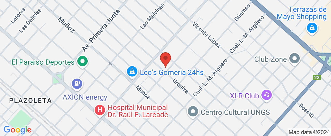 Mapa de la ubicación