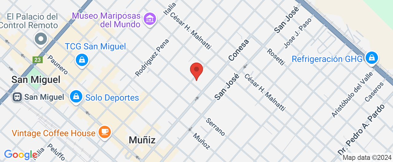 Mapa de la ubicación