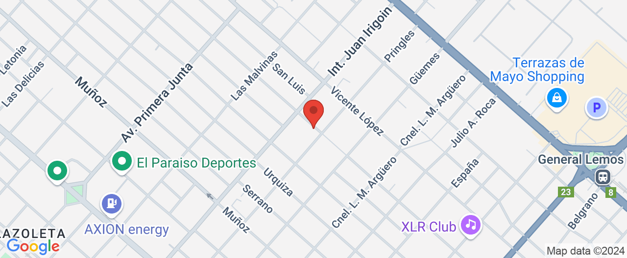 Mapa de la ubicación
