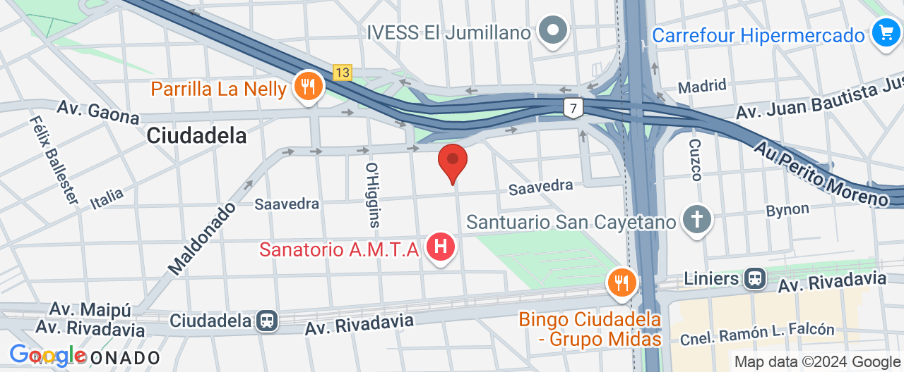 Mapa de la ubicación